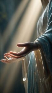 Mother Mary's hand